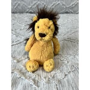 Jellycat Bashful Lion Small Stuffed Animal Retired